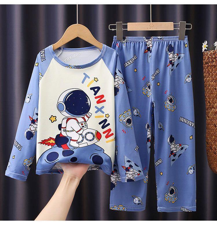 Product Introduction of Bộ Đồ Ngủ Trẻ Em, Hàng Mới Về, Mỏng Và Dài Tay, Thích Hợp Cho Mùa Xuân Và Mùa Thu, Cho Bé Gái, Trẻ Em Trung Và Lớn, Thiết Kế Hoạt Hình, Quần Áo Điều Hòa Không Khí, Bộ Quần Áo Mặc Nhà 21