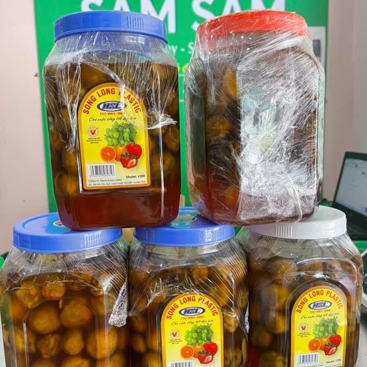 Sấu ngâm đường gừng nhà mẹ Sam hộp 2kg