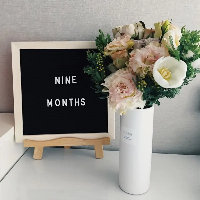DIY Felt Letter Message Board Wooden Frame Changeable Symbols Numbers Boards for Home Office Shop
