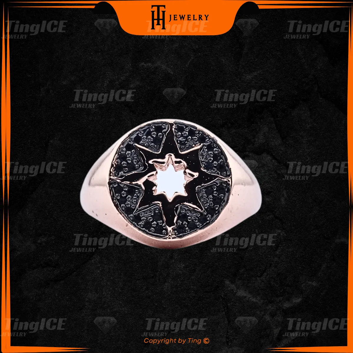 Nhẫn ngón út tròn phong cách CS010