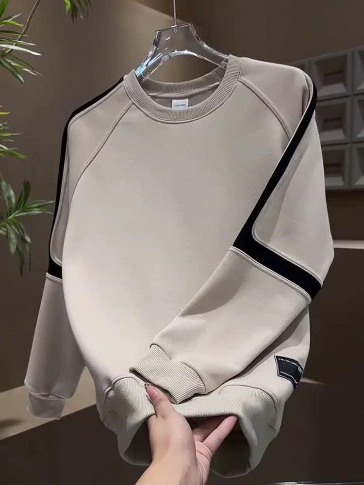 Product Introduction of Áo SWEATER Dài Tay Cổ Tròn Phối Màu Thời Trang Menswear 1