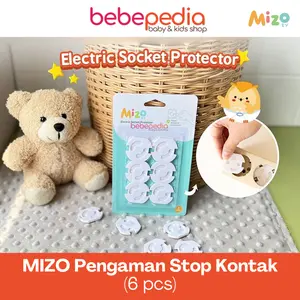 MIZO Electric Socket Protector Pelindung/ Pengaman Stop Kontak Anak 6 Pcs