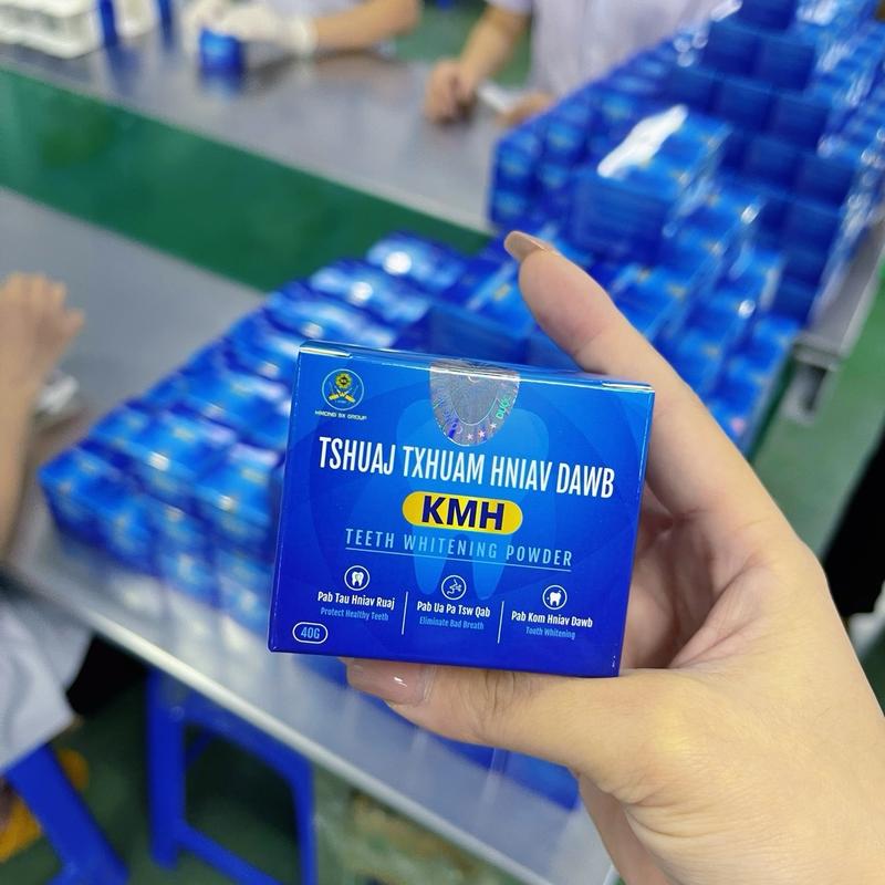 Kem tẩy trắng răng , cao răng , khử mùi hôi miêng, Tshuaj ntxauv hniav dawb zoo nkauj