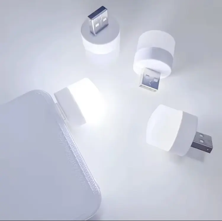 (Cổng usb) Đèn led mini Đèn ngủ nhỏ gọn Đèn đọc sách bỏ túi cổng sạc usb tiện dụng 6