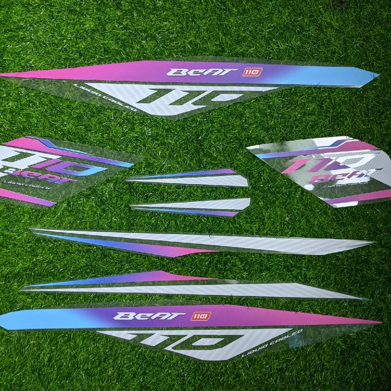 STRIPING TRANSPARAN HONDA BEAT DELUXE 2020-2022 1