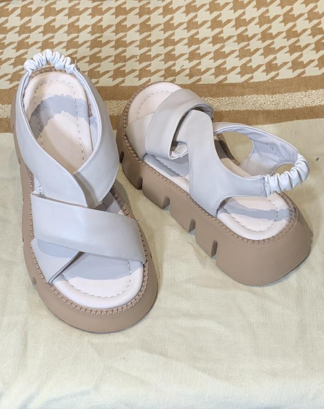 G019 GIÀY SANDAL NỮ DA BÒ CAO CẤP  ĐẾ BÁNH MÌ CLASSIC 4