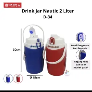 TERMOS/ THERMOS/ BOTOL NAUTIC DRINK JAR 2 LITER LION STAR D-34