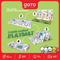Gambar (Crazy Deal) Goto [COD] Shiro Playmate Bayi Matras Lipat Playmat Anak Tebal 180x200 cm - A 180 X 200, 08MM dari Goto Living Kota Tangerang 5 Tokopedia