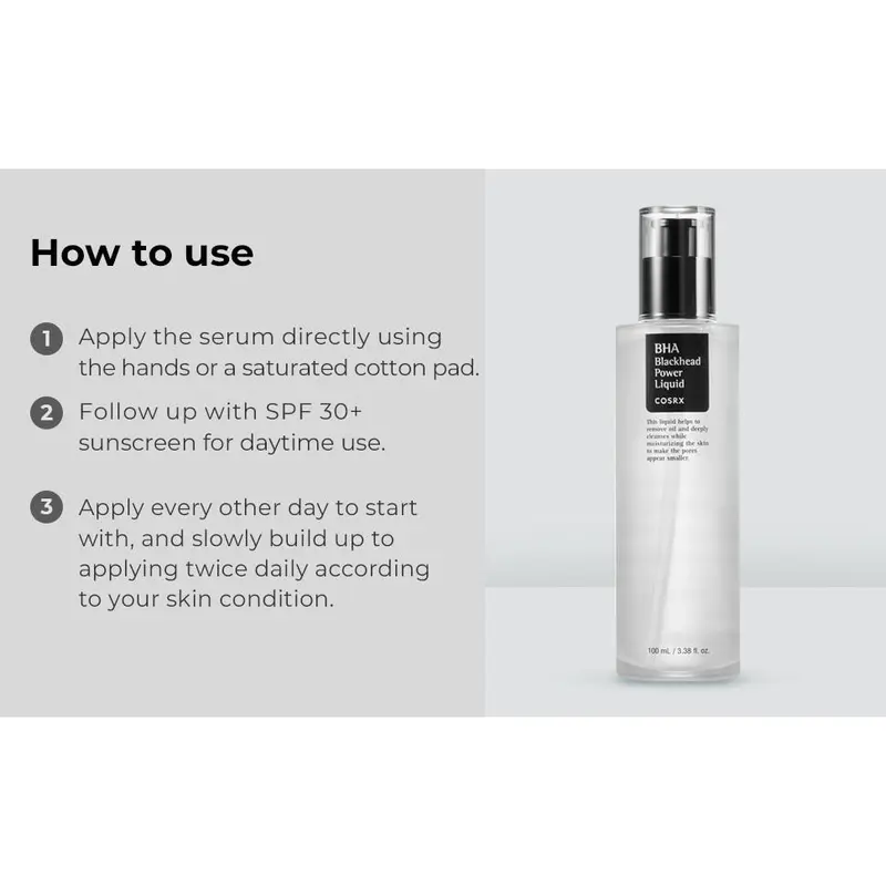 COSRX BHA Blackhead Power Liquid 100 Ml - Toner Eksfoliator Untuk Komedo Hitam(Essence Untuk Blackhead) - Skincare 7