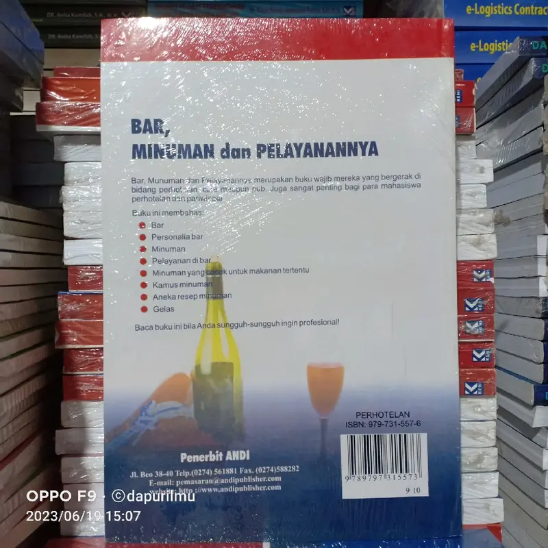 Buku Original: Bar, Minuman dan Pelayanan ( BAR MINUMAN DAN PELAYANAN ) Soft Cover 1