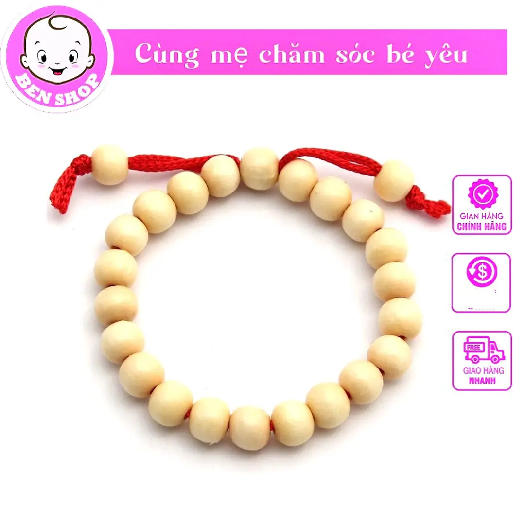 [Loại Đẹp] Vòng Dâu Tằm Bình An Cho Bé