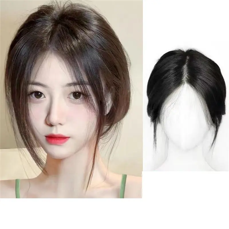 Tóc Mái Thời Trang Cho Nữ, Tóc Giả Bồng Bềnh Tám Nhân Vật Vô Hình, Miếng Dán Tăng Thể Tích Tóc, Tóc Mái Bằng Khí, Nối Tóc, Phụ Kiện Tóc 4