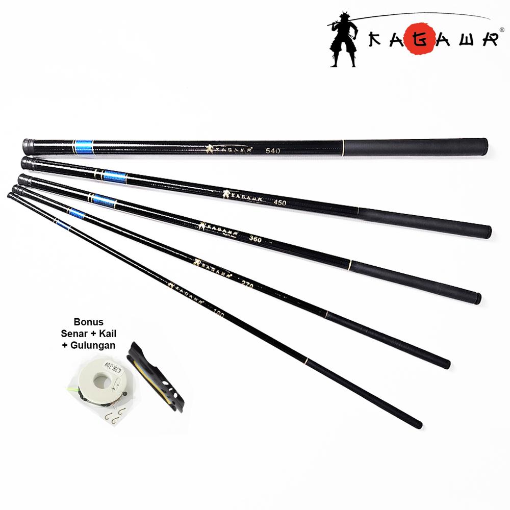 Joran Tegek Pancing 1 Set Lengkap Kgawa Black Gloss Edition Joran Tegek Pancing 1 Set Lengkap Kgawa Black Gloss Edition