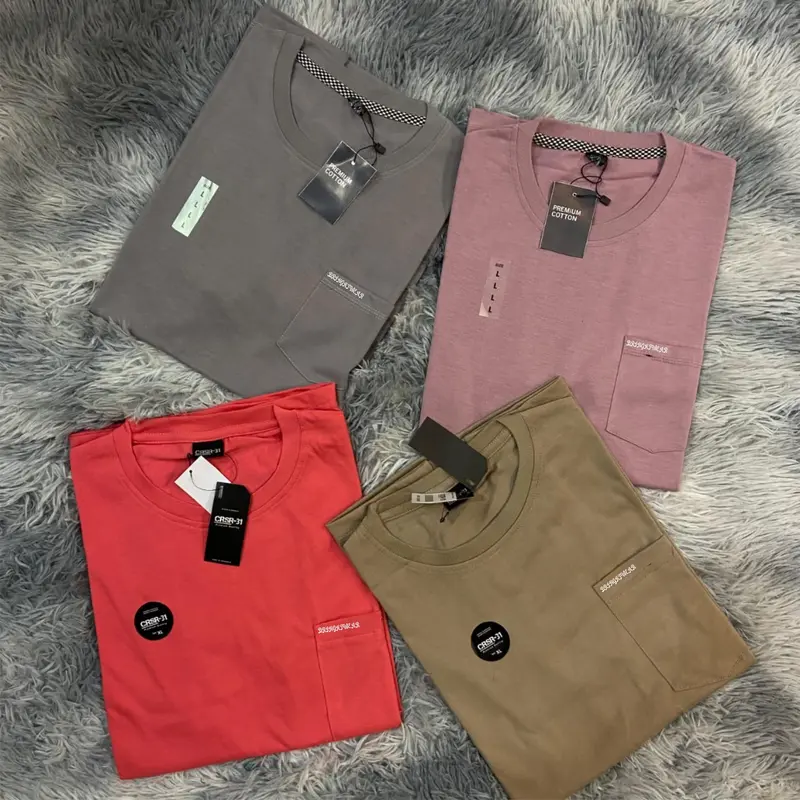 PAKET 3 PCS KAOS JUMBO 3XL POCKET/KANTONG DEWASA SEMI KATUN 24S 5