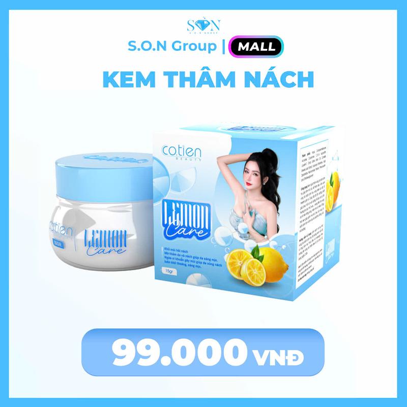 KEM THÂM NÁCH LEMON CARE - HỖ TRỢ LÀM GIẢM THÂM VÙNG DA NÁCH - CÔ TIÊN MIỀN TÂY Women Nữ Dưỡng Da Body Làm Đẹp Da Dưỡng Body Kem Body