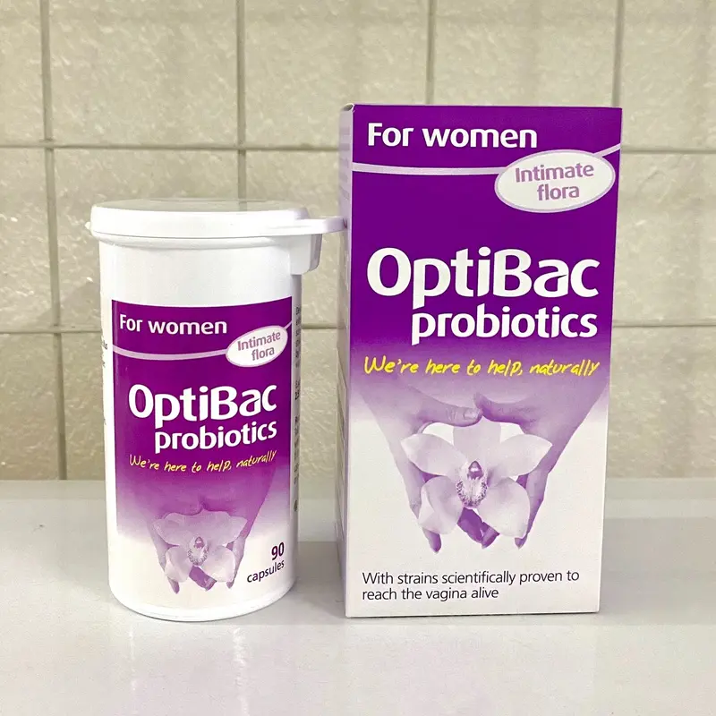 Thực Phẩm Bổ Sung Men Vi Sinh Optibac Tím dành cho phụ nữ (Optibac For Women) , lọ 90 viên 5