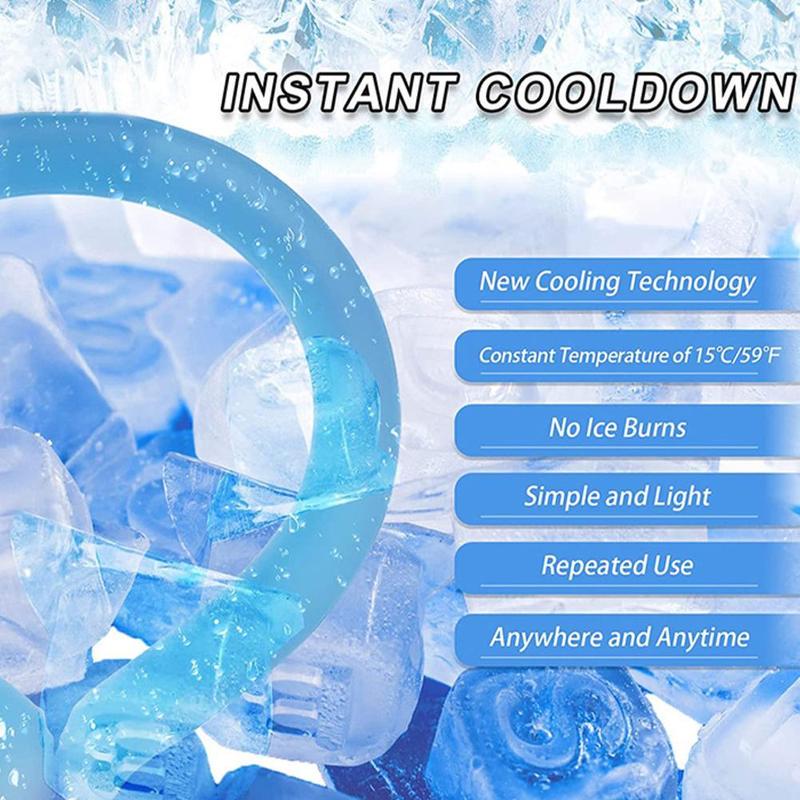 Product Introduction of Halter Ice Pack Neck Collar Summer Heatstroke Prevention Hanging Cooling And Sports Ice Bag Q9J6 35
