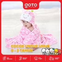 Gambar (Best Offer) Goto [COD] Kyowo Blanket Baby Handuk Selimut Bayi Bulu Tebal Karakter Lucu - ELEPHANT BLUE dari Goto Living Kota Tangerang 2 Tokopedia