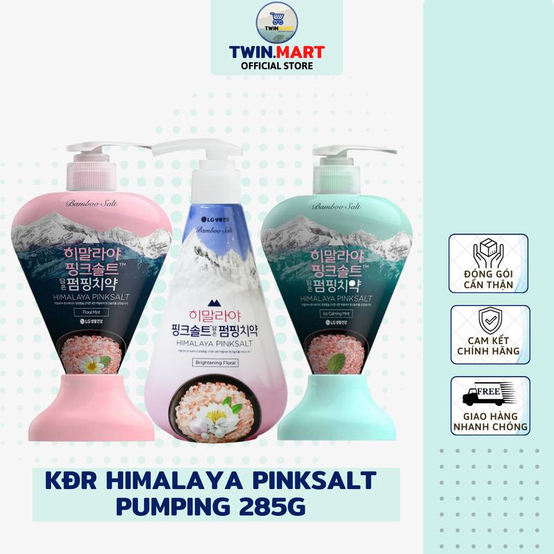 Chai Kem Đánh Răng Muối Hồng Himalaya Pink Salt 285G - 3 Loại kem đánh trắng răng