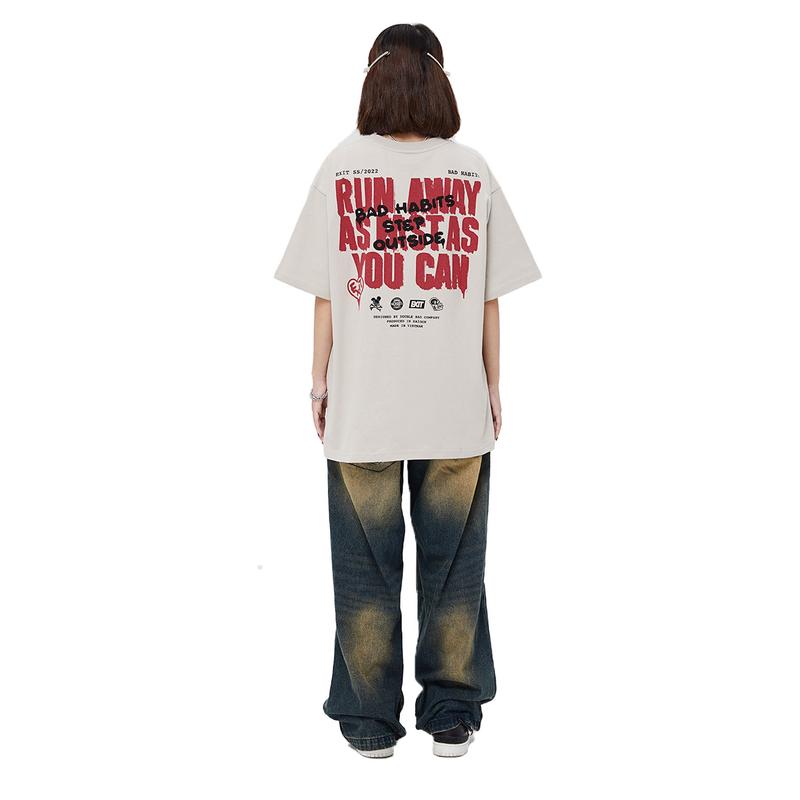 Áo Thun Unisex Bad Habits- RUN TEE -Local Brand Chính Hãng 6