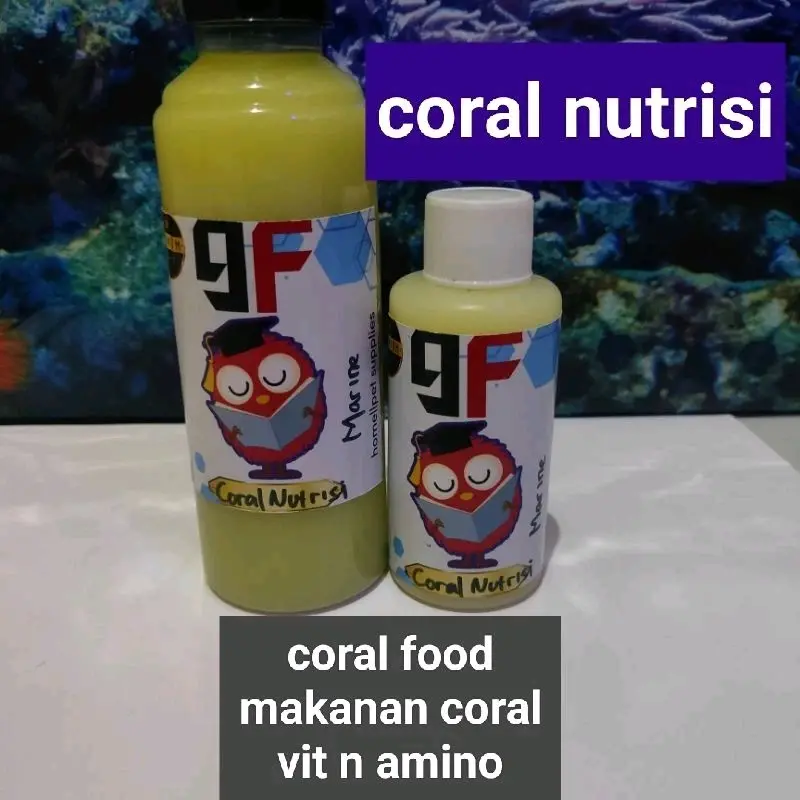 coral nutrisi makanan coral lps sps anemon aquarium laut