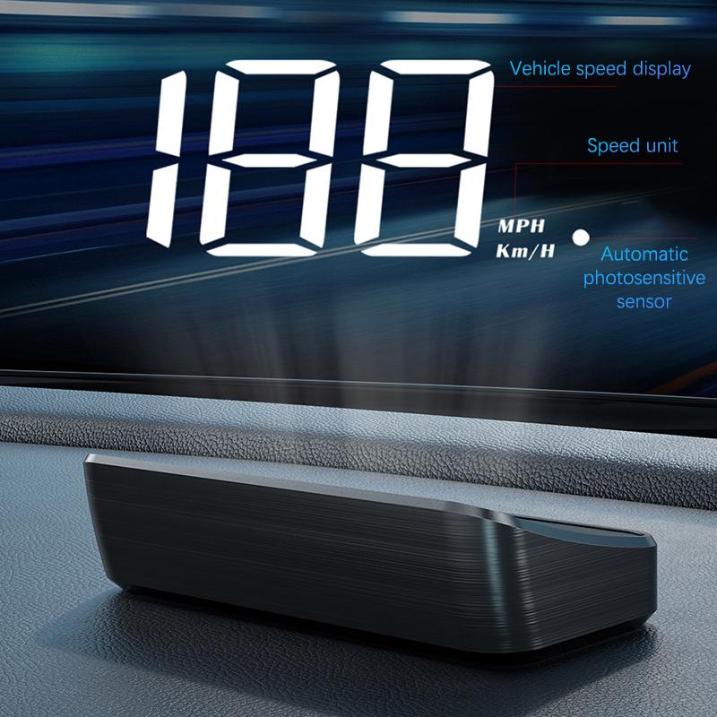 Màn Hình HUD Hiển Thị Tốc Độ Xe Hơi Đồng Hồ Đo Tốc Độ Kỹ Thuật Số Máy Chiếu…