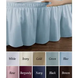 Bedskirt Katun micro bisa custom ukuran dan pilih warna Ranjang