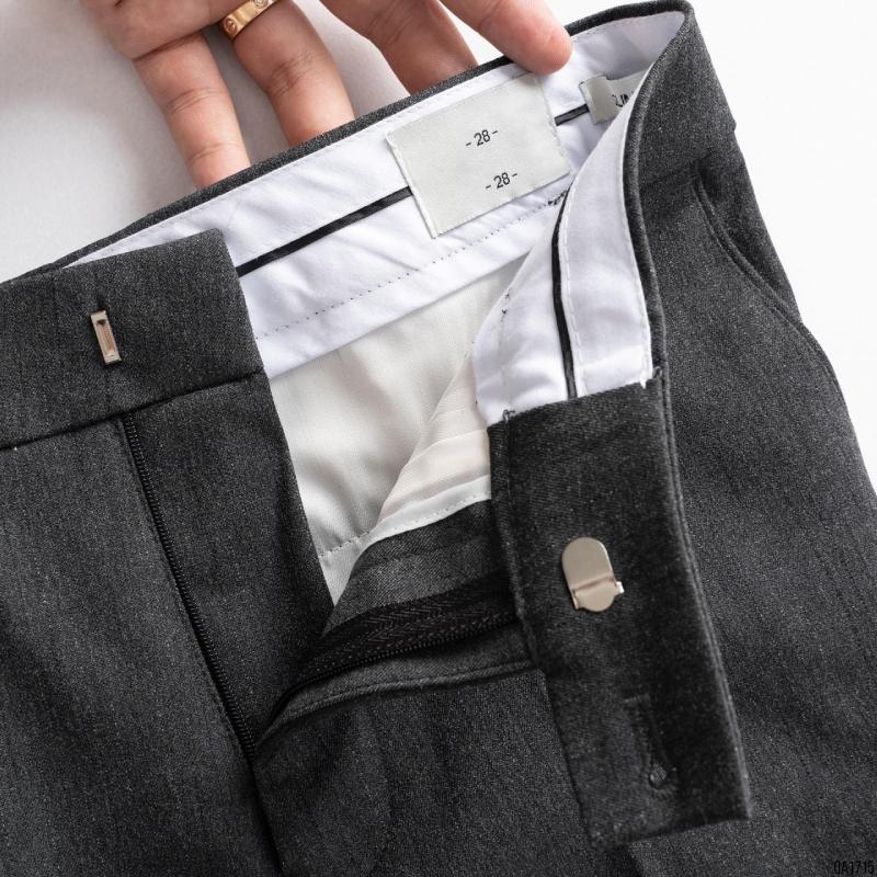 Quần tây âu nam vải SPANDECK cao cấp dày dặn mã Q130 Menswear Pants quandai  nam 5