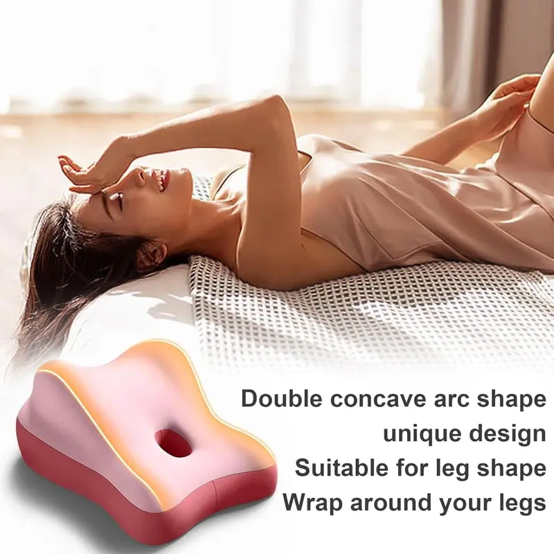 Coussin D'appoint Pour Couple Jeeeun Sweet Surrender - Mousse Mémoire, Dimensions 41x23x48 Cm, Housse Lavable - Beige, Gris, Bleu, Vert, Rose - 6