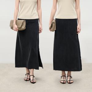 Timeless A-Line Elegance in Copper-Ammonia Fiber