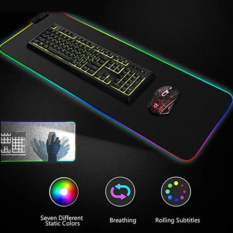 Promo !!! Gaming Mouse Pad RGB Keren Beraneka Motif & Ukuran 2