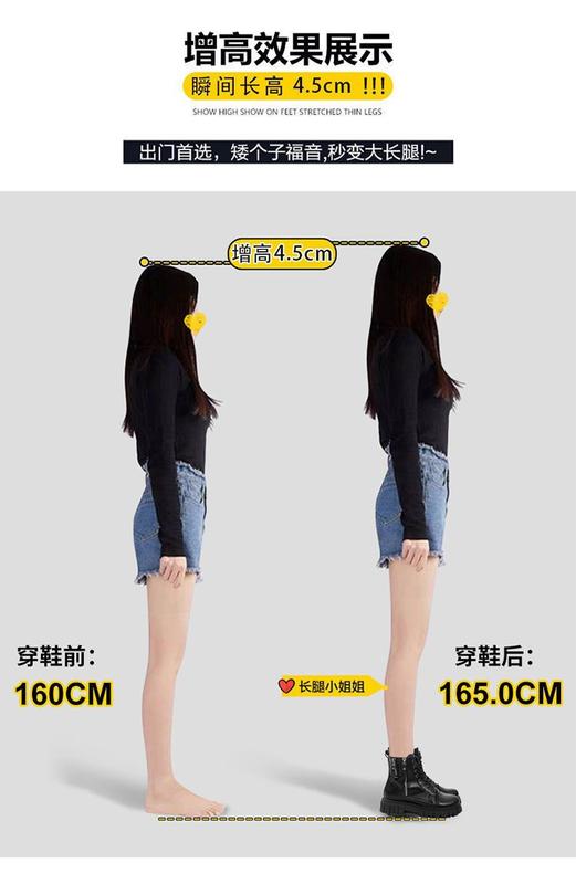 Product Introduction of New Martin Boots 2024 New Female Student Korean Winter Thick Bottom Fleece-Lined Warm British Style Western Style Female Comfortable 5