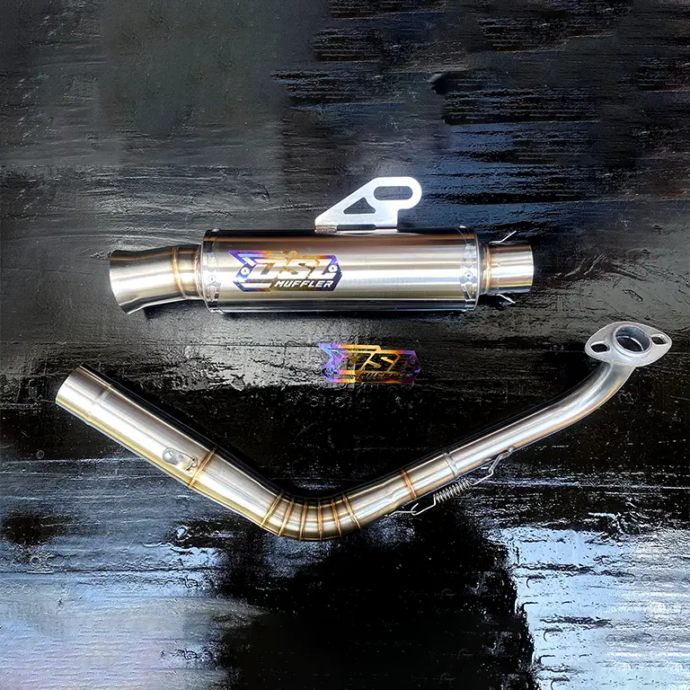 Knalpot Salemba Ceklis Jungstyle Original DSL Muffler FULLSET PNP Untuk Aerox New Aerox Old Vario New Nmax New Motor 4