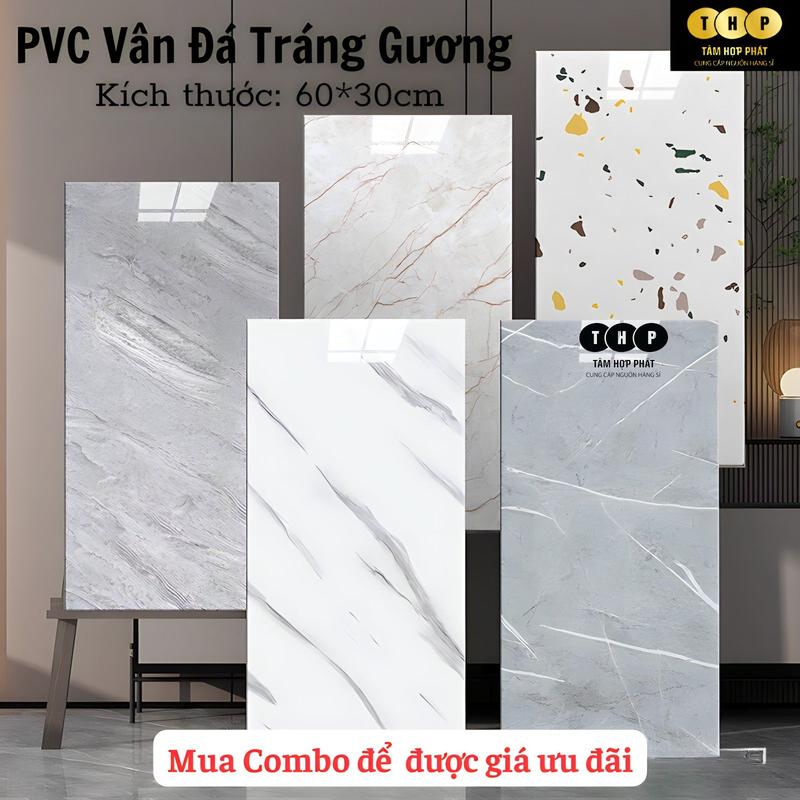 Combo 50 Tấm Xốp PVC Dán Ốp Tường Decor Nhà Cửa,Có Sẵn Keo Dán KT 60*30cm Tiện Dụng chống mốc phòng ngủ ốp nhựa cách nhiệt phòng bếp Vietnam Hấp thụ âm thanh