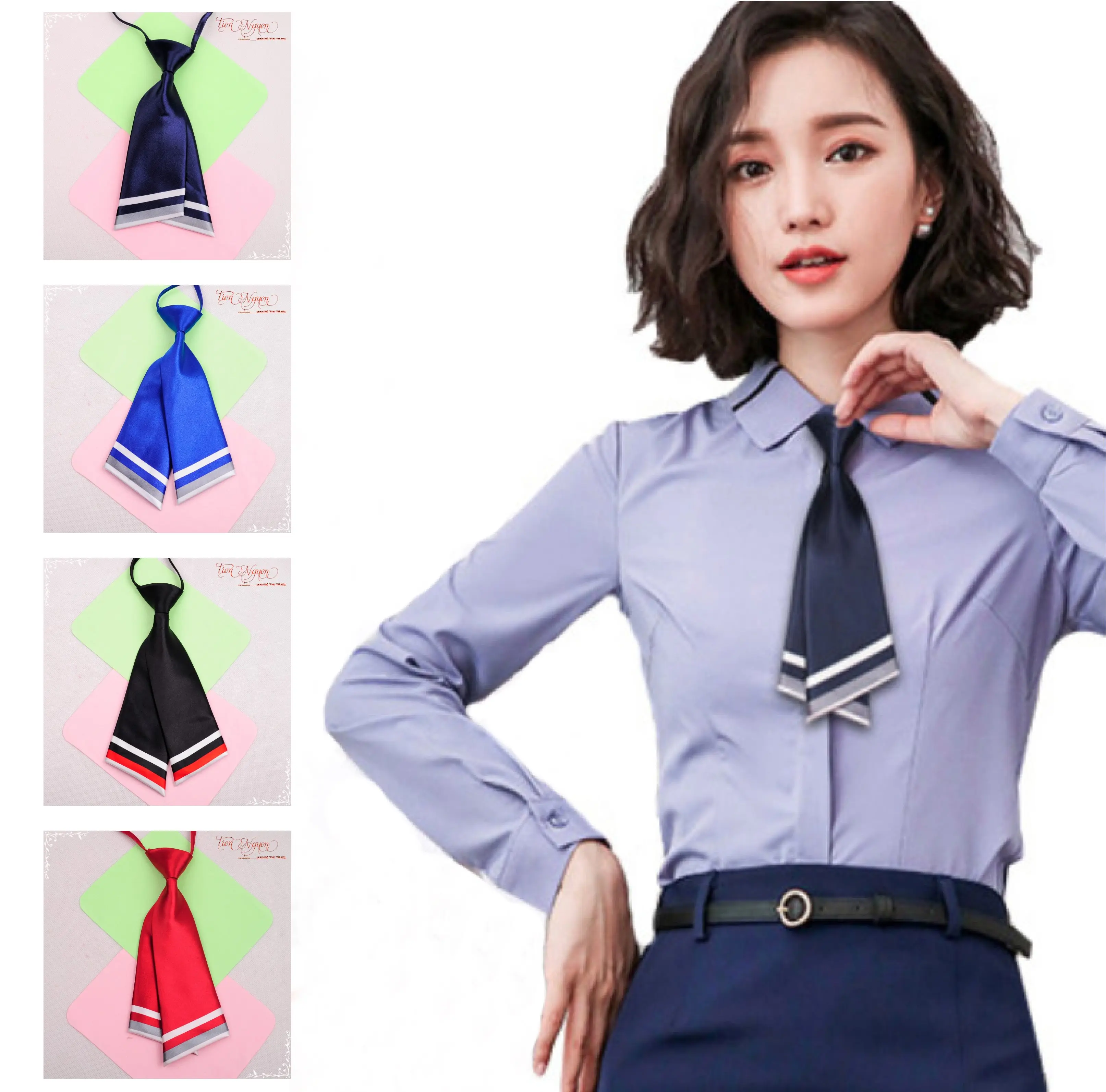 Nơ đeo cổ nữ - Nơ đeo cổ nữ đẹp Đồng Phục công sở