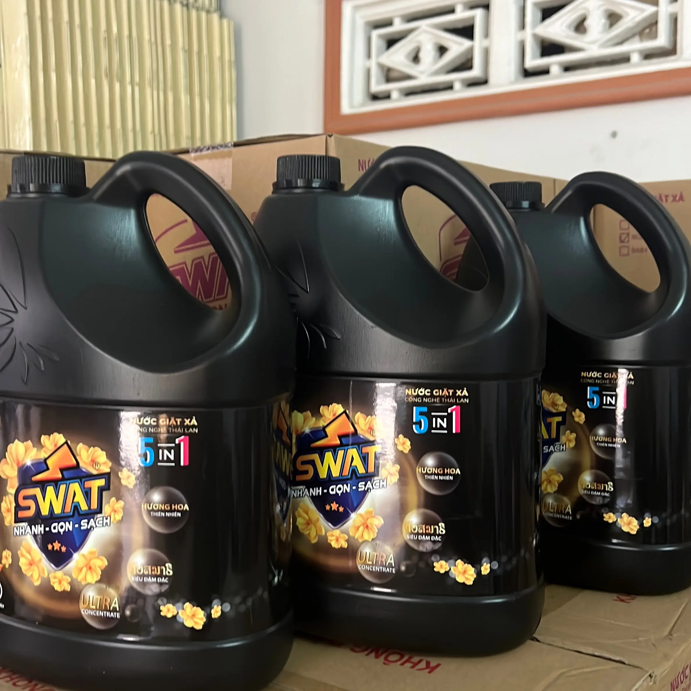 Nước giặt sả 5 trông 1 nhiều bọt bao sạch
