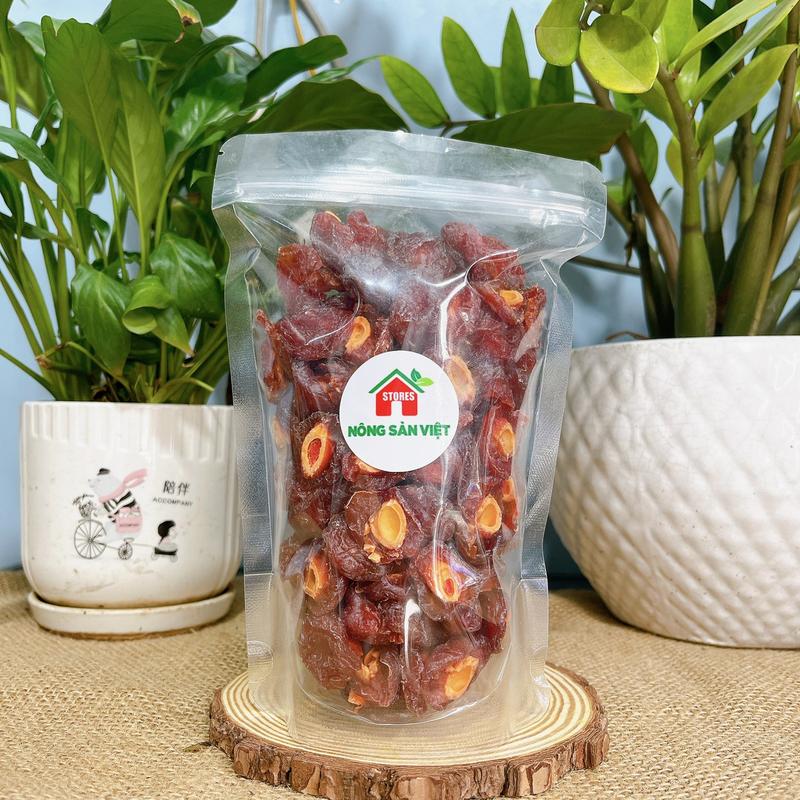 Mứt Ô Mai Đào Bổ Túi 500gr Sấy Dẻo Chuẩn Vị Ngọt, Chua Dịu