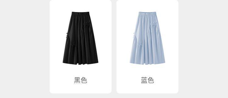 Product Introduction of Váy Dài, Phong Cách Ngọt Ngào, Eo Co Giãn, Buộc Dây Thiết Kế Nơ, Cạp Cao, Bó Sát, Thanh Lịch, Váy Hoang Dã, Thích Hợp Cho Mùa Thu Và Mùa Đông, Năm Phát Hành 2024 6