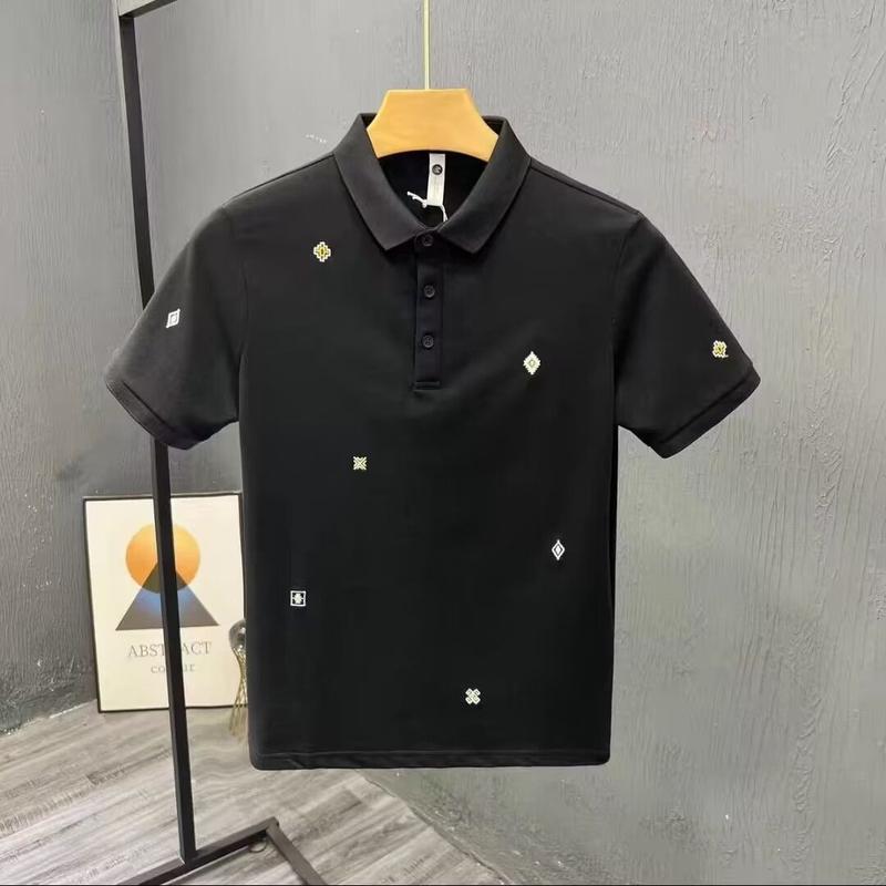 Product Introduction of Áo Thun ngắn Tay Thêu, Màu Trắng, Dành Cho Nam, Thương Hiệu POLO Mới Mùa Hè 2023, Phong Cách Hợp Xu hướng Bán Chạy, Tay Lửng Thời Trang Nam, Áo Thun Ngầu 8