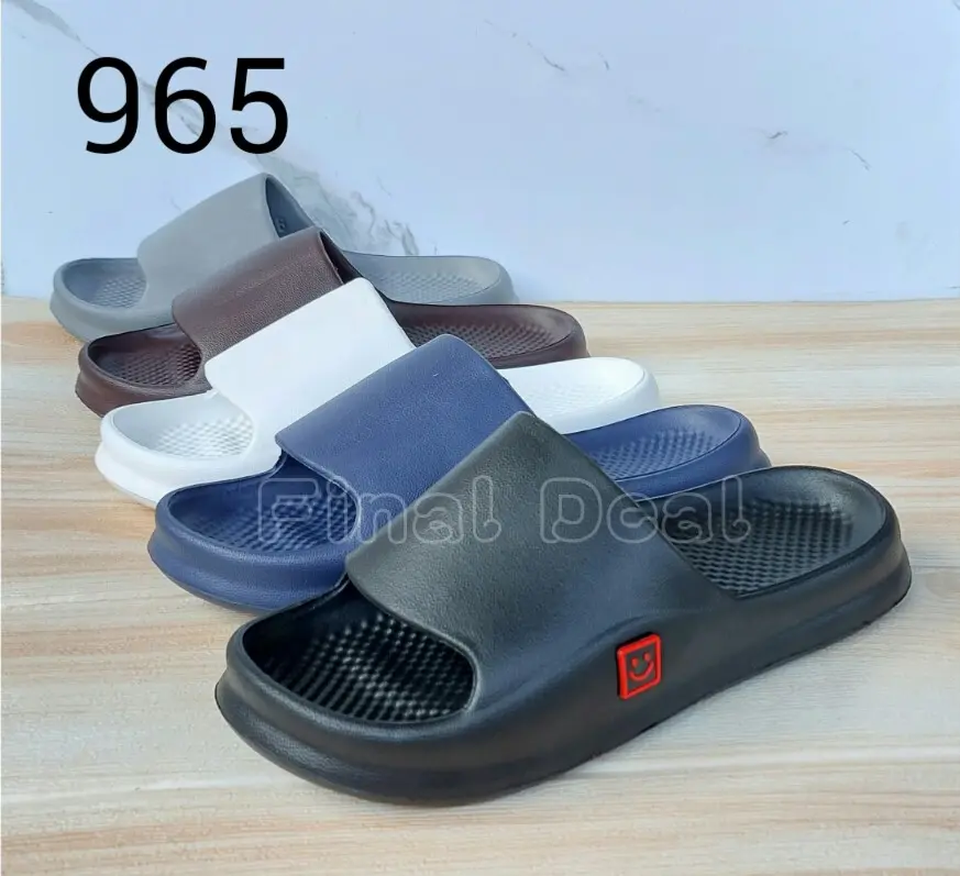 39-44 Hema Sandal Pria, Sendal Slop Karet Anti Slip, Sendal Cowok Indoor Outdoor