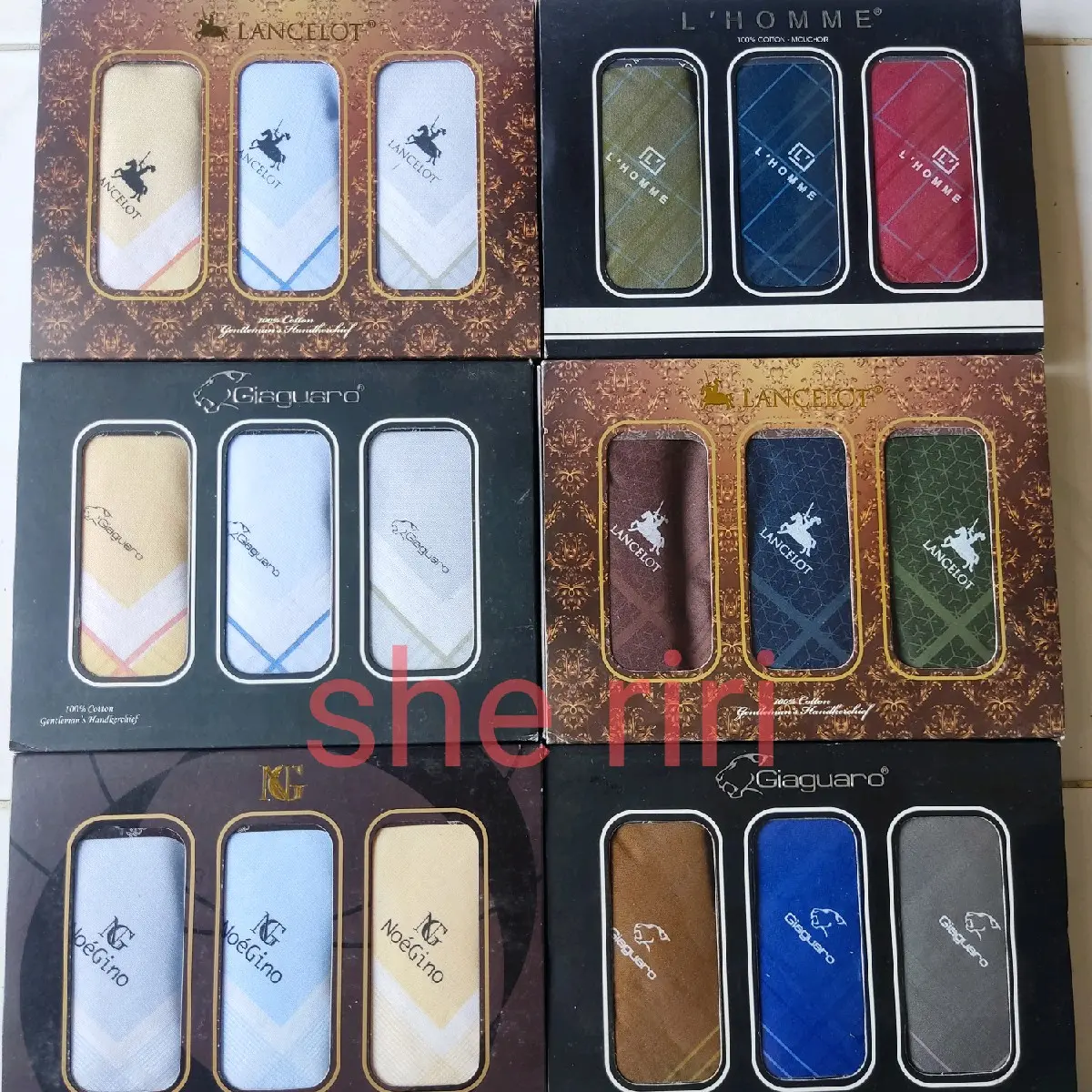 isi 3 pcs dan isi 6 pcs sapu tangan original full katun