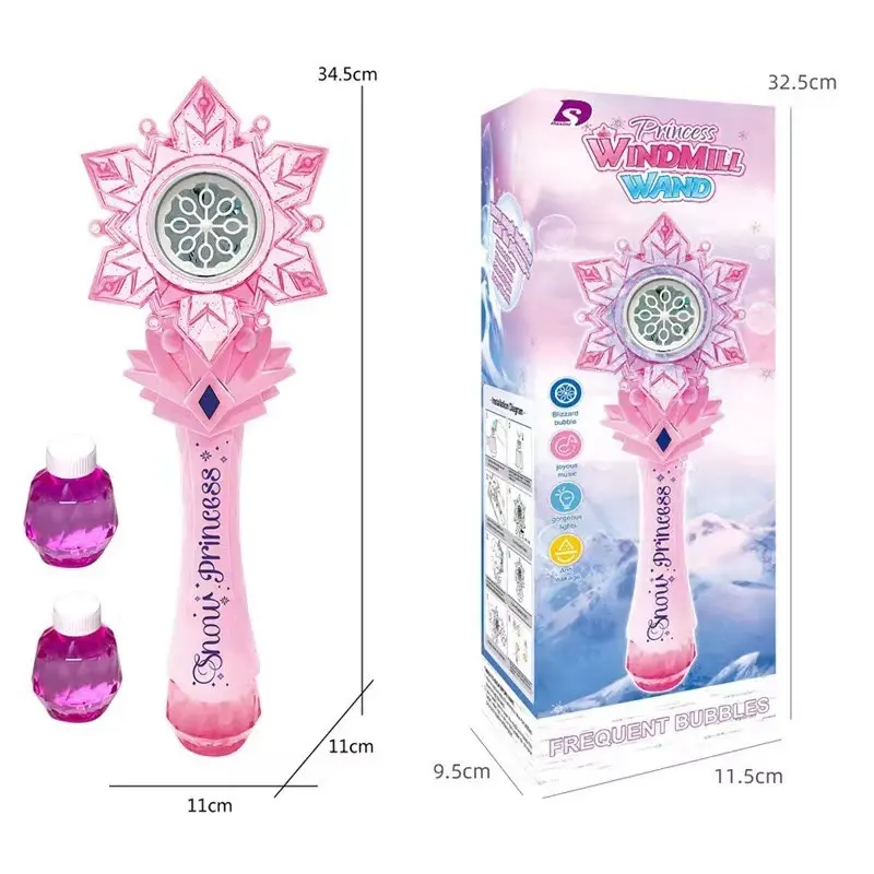 Gậy thổi bong bóng hình bông tuyết của công chúa Elsa 0