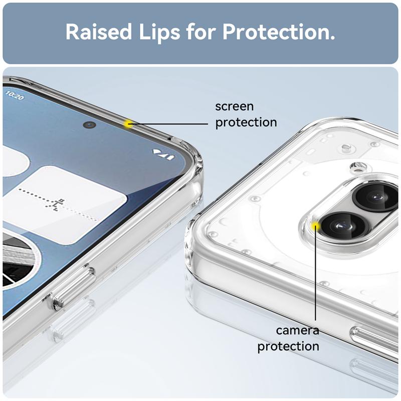 Product Introduction of KEYSION Transparent Shockproof Case for Nothing Phone 2A Plus Soft TPU Silicone Clear Phone Back Cover for Nothing Phone 2A Plus 6