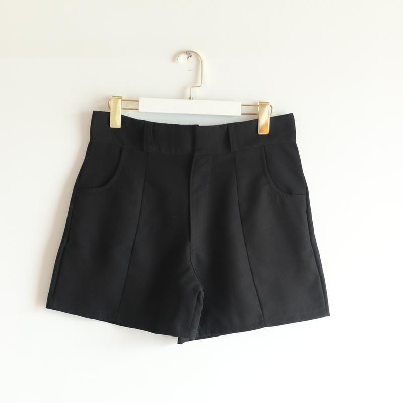 ( Mã 12) Quần short nữ lưng cạp cao fom chữ A có túi và khóa kéo - DKTB 012 Nữ Women Ong Pants 6