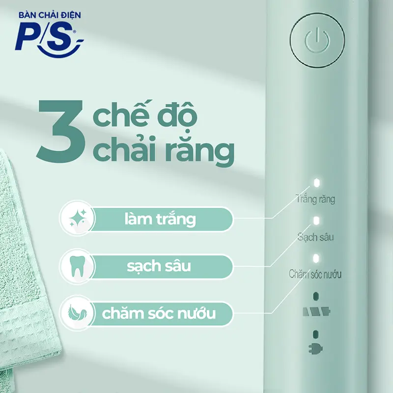 Bàn Chải Điện P/S Sonic Expert Chuyên Gia Sóng Âm - Công Nghệ Sóng Âm, Chải Sạch Mảng Bám Tới 8X [2] 5