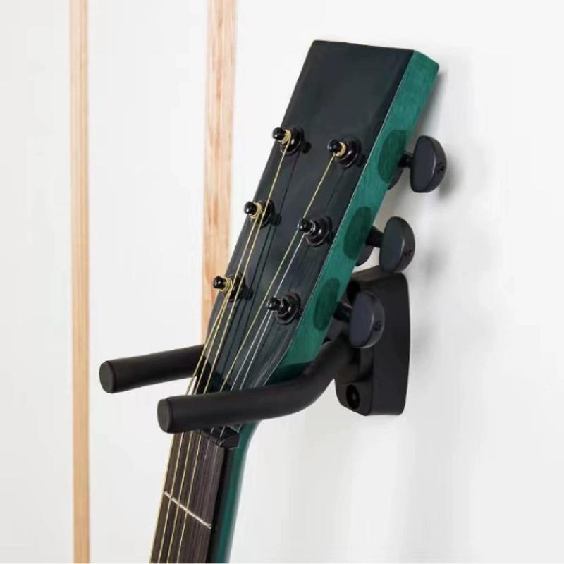Product Introduction of Guitar Hanger, 1 Count Guitar Wall Mounted Hanger, Guitar Holder, Music Accessories for Guitar, Bass, Ukulele, Violin, Cello, Mandolin 2