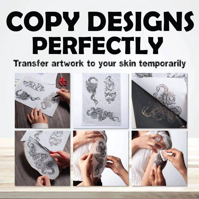 Product Introduction of Tattoo Transfer Paper A4 Size Tattoo Stencil Paper Copy Paper Thermal Paper for Transfer Machine Printer Tattoo Accessories\ws014 15