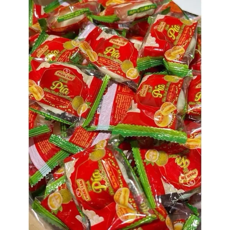 ￼Bánh pía mini đậu xanh sầu riêng Phan Tâm 1kg