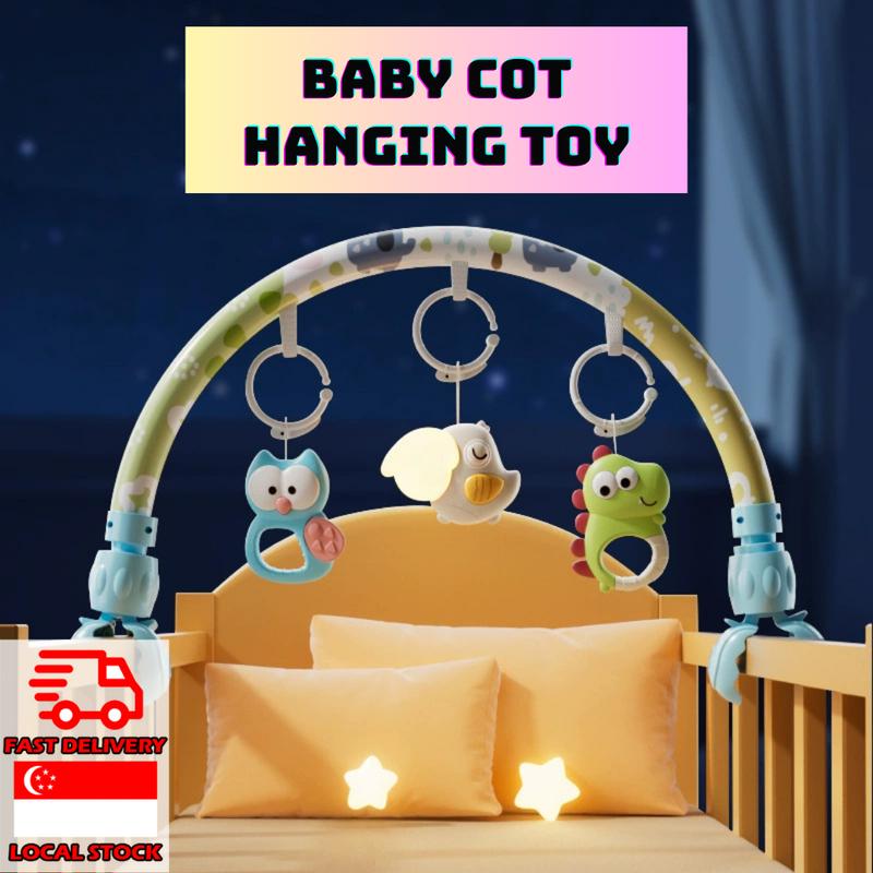 SG Ready Stock Baby Crib Cot Hanging Toy Clip Pull Rattle Portable ...