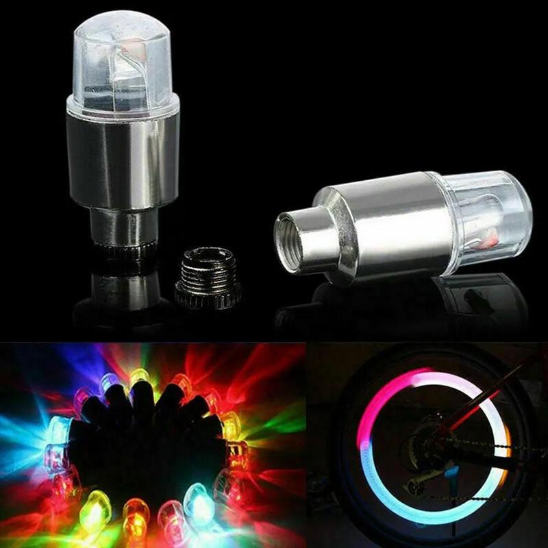 Product Introduction of Mũ Van Lốp Xe Ô Tô, Đèn LED Nhiều Màu Sắc, Bộ 2 Chiếc, Thích Hợp Cho Ô Tô, Xe Máy Và Đạp Xe, Đèn Lồng Nan Hoa, Phụ Kiện Lốp Ô Tô 29